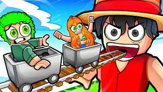 Roblox Cart Ride into GIANT Luffy with Zoro!