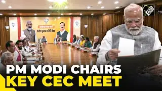 PM Modi chairs CEC meeting at BJP headquarters ahead of crucial J&K assembly polls