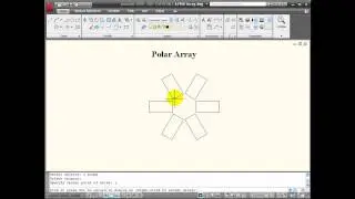 AutoCAD Tutorial - Using the ARRAY Command