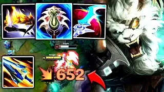 RENGAR TOP #1 MOST ANNOYING BUILD OF ALL-TIME! (1V1 ANYONE) - S14 Rengar TOP Gameplay Guide