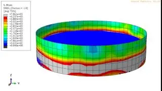 Sloshing Dynamics - Mises Stress