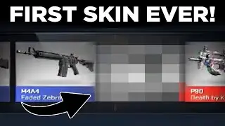 What is the FIRST SKIN ever UNBOXED in CSGO?