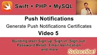 Push Notifications. Video 5. Generating Apple Push Notification Service Certificates