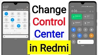 How To Change Control Center In Redmi | mobile me control center kaise change kare | control center