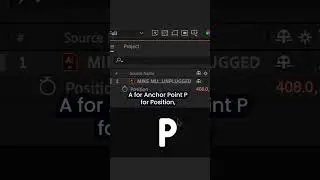 Show All Transform Properties in After Effects
