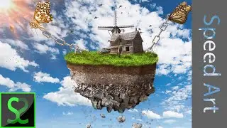 Escape from planet Earth | Speed art Photoshop