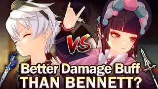 Actually BROKEN?! YUN JIN vs BENNETT Damage Buff Test C0 - C3 Comparison  | Genshin Impact 2.4