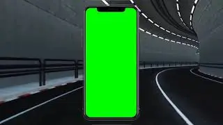 Copyright free green screen Mobile frame Full HD video in 1080 p