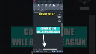 AutoCAD Tips #1 Commandline Not Visible 