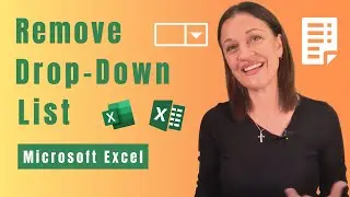 Remove Drop Down List in Excel