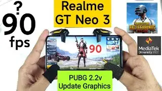 Realme GT Neo 3 PUBG 90fps Dimensity 8100 PUBG 90fps After Update #realmegtneo3