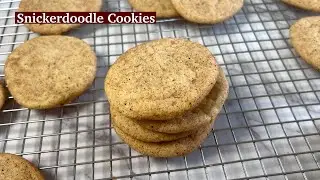 Soft and Chewy Cookie | Snickerdoodle | Simple Cookie Recipe #cookies