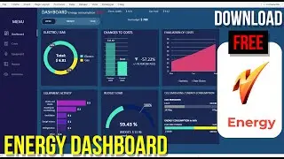 Energy reporting dashboard download example in Excel