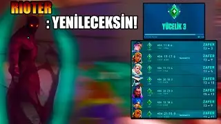 MAÇI KAZANIRSAM IMMORTALIM! riot bile şaşkın!? nasıl bu kadar kazandım? VALORANT