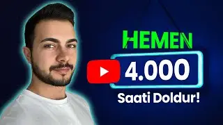 YOUTUBE 4000 SAAT İZLENME NASIL YAPILIR? | YOUTUBE PARA KAZANMA AKTİFLEŞTİRME