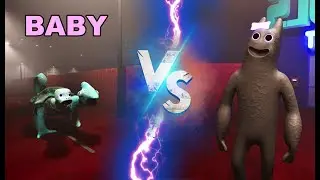 Evil Banbaleena VS BABY Tamataki & Chamataki. EPIC BOSS FIGHT!!! (Garten of Banban 8)