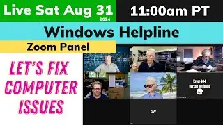 Windows Helpline: Hard Drive Boot Problem, Unboxing new VGA mini-computer Live Stream Sat 8/31/2024