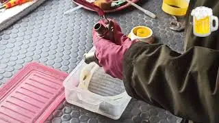 Шаровый кран ,правильная промывка и дезинфекция !