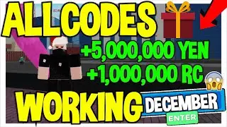 ROBLOX "RO-GHOUL" ALL *WORKING* CODES (DECEMBER 2021) -ALPHA |+5M YEN AND +1M RC