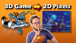 Redrawing Sly Cooper as a 2D Platformer! (Pixel Art)