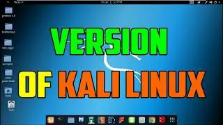 How To View Kali Linux Version / Distribution using Terminal || Ethical Hacking Tutorials 2017