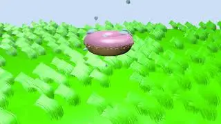 Donut, Grass, Water (Partial Render)