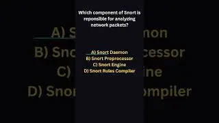 Snort Usage Question #snort #securityplus #certification #comptia #study #getcertified #security+