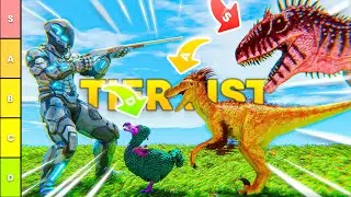 I TAMED and RANKED EVERY DINO in Ark: Survival Ascended!