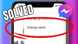 HOW TO CHANGE NAME OF ANY GROUP ON MESSENGER