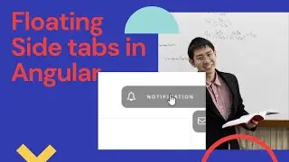 Floating side tabs  ( Notification ,facebook like tabs )