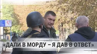 Чоловіка, який дебоширив в кафе, забрали співробітники ТЦК