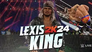 WWE 2K24 LEXIS KING w/Call Name GFX | New WWE 2K24 Mods