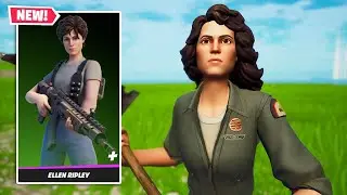 NEW ELLEN RIPLEY Skin Gameplay in Fortnite!