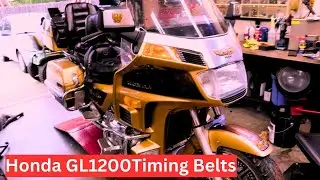 Honda GL1200 Goldwing Motorcycles Timing Belts Replacement.