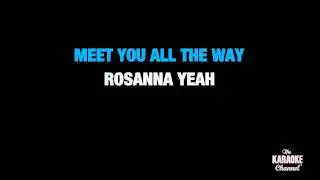 Rosanna in the Style of Toto karaoke video with lyrics (no lead vocal)