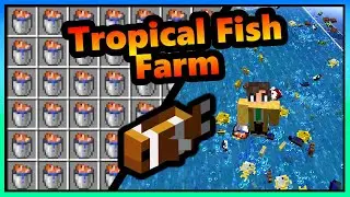 Tropical Fish Farm Minecraft | Infinite Fish | 1.20 - 1.21+