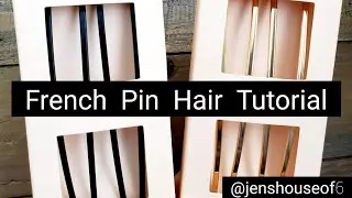 French Hair Pins | Mom Hair | Long Hair Styles | #MESSYBUN #HAIRTUTORIAL #LONGHAIRSTYLES