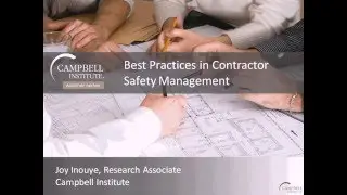 Best Practices in Contractor Safety Webinar