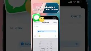 Schedule a Message on Your iPhone | iOS 18 New Feature