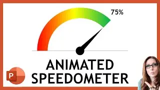 Create an Animated Speedometer/Gauge in PowerPoint | Creative and Fun Slides