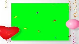 happy birthday party celebration green screen effects