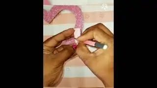 Diy glitter foam sheet wall decor at home