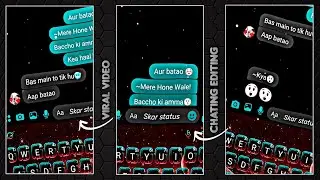 How To Create Messenger Chat Lyrics | Fake Viral Chat Video Editing