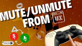 How to MUTE PS5 Controller Mic Permanently? From UI! [TCG Tips]