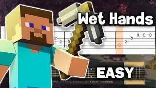 Minecraft - Wet Hands - Guitar tutorial (TAB)