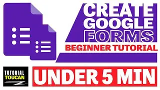 CREATE A GOOGLE FORM IN UNDER 5 MIN!! Everything You Need to Get Started [4K BEGINNER TUTORIAL 2020]