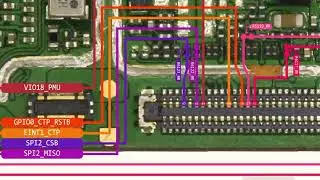 Infinix Hot 10 X682B || Touch Screen Not Working Solution Via Borneo Schematic Solution #Shorts