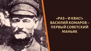«Раз – и квас!» Василий Комаров – первый советский маньяк