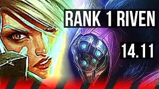 RIVEN vs JAX (TOP) | Rank 1 Riven, 7/1/3, Rank 26 | KR Challenger | 14.11