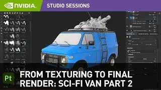 From Texturing to Final Render in Adobe Substance Painter - Sci Fi Van Part 2 w/ Vladimir Petkovic